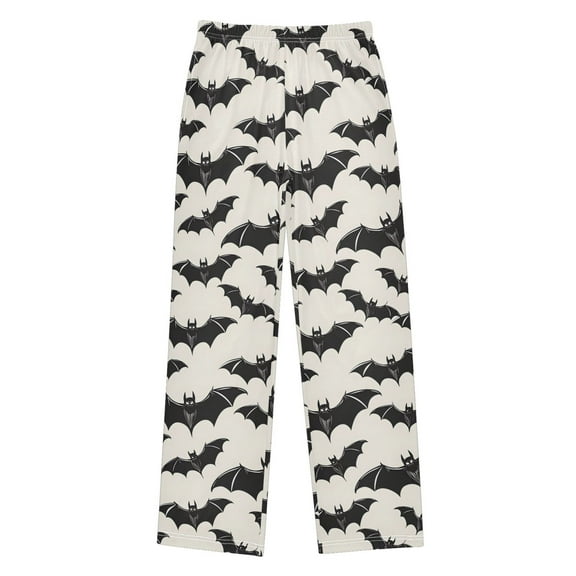 joogoo Bats Halloween Pajama Pants Pj Bottoms Sleepwear Lounge L