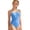 Blue, variant on Girl Swimsuit Piece Bathing For Girls Contrasting Colors Adjustable Straps Padded Swimwear/Pink/11Y