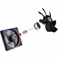 thumbnail image 3 of Disipador CPU Gamer BALAM RUSH HELIUX PRO HEX60 120mm ARGB 3pin LGA 1851 AM5 600 - 2000 RPM 4-pin PWM 6 Pipas Negro BR-942027, 3 of 5