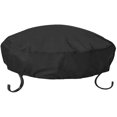 thumbnail image 3 of FFIY Housse de Foyer Ronde Imperméable Robuste, Protection Complète pour Patio Extérieur, Protection Toutes Saisons - Noir, 3 of 7