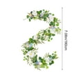 thumbnail image 3 of Yhmxh Spring 6ft Artificial Vines, Hanging Faux Leaves Garland Plants with Colorful Butterflies and Artificial Flowers for Outdoor Indoor Home Wall Decor, Birthday Party Arch Table Spring Decor, 3 of 6