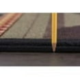 thumbnail image 4 of Novelty 4x6 Area Rug (3'11'' x 5'3'') Lodge Green, Brown Indoor Rectangle Easy to Clean, 4 of 9