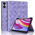 thumbnail image 1 of for Xiaomi Redmi Pad Pro/Xiaomi Poco Pad 12.1 inch Case, Rhombus Grid Pattern Multiple Viewing Angles Stand Slim Folio Cover (Purple), 1 of 7