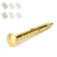 thumbnail image 1 of Clavos de Latón Dorados, 100 piezas Clavo de Cabeza redonda Muebles de Latón Cabeza Grande Accesorios de 20 mm 10 mm 15 mm 18 mm 22 mm 15 mm longitud den clavo plano redondo, 1 of 7