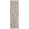 thumbnail image 3 of GlowSol 2'x6' Washable Runner Rug Modern Floral Runner Rug Soft Non Slip Bedroom Runner for Laundry Room Hallway Kitchen, Brown, 3 of 8