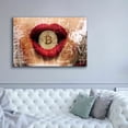thumbnail image 5 of Epic Graffiti 'I Love Bitcoin 4' by Irena Orlov Giclee Canvas Wall Art, 60"x40", 5 of 8