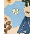 thumbnail image 3 of Daisy Hand Drawn Doodle T-Shirt Women -Image by Shutterstock, Female x-Large, 3 of 4