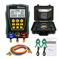 thumbnail image 2 of Digital Pressure Gauge Refrigeration Digital Vacuum Pressure Manifold Tester Meter HVAC Temperature Tester For Car Repair ,Easy to Use, 2 of 7