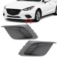 thumbnail image 4 of Front Bumper Fog Light Covers Textured Right & Left Side For Mazda 3 2014-2016, 4 of 11