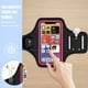 thumbnail image 4 of Correr al aire libre, deportes, ciclismo, bolsa de brazo impermeable, adecuada para teléfonos móviles de 6,8 pulgadas, 4 of 5