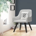 thumbnail image 4 of Gray Striped Ornate Letter Script M By Abc 16 X 16 Decorative Throw Pillow, 4 of 5