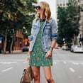 thumbnail image 4 of Yiaed Jungle Animals Print Women's Sleeveless Dress, Loose Fit Summer Dress, Casual Sleeveless Dress for Women, 4 of 7