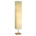 thumbnail image 1 of Adesso Home Dune Collection Modern Torchiere Floor Lamp w/ Crinkle Paper Shade, 1 of 5