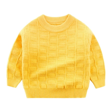 

EHQJNJ Baby Boy Sweater Outfit White Toddler Boys Girls Winter Long Sleeve Solid Color Knit Sweater Warm Sweater for Children Clothes Black Sweater Toddler Boys Green Sweater