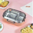 thumbnail image 1 of Stainless Steel Insulated Lunch Box Student School Lunch Box Tableware Bento Food Container Storage Breakfast Boxes Plastic Drop Stainless Steel Pink, 1 of 6