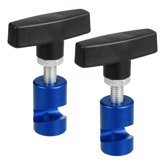 Unique Bargains 2 Pcs Hood Strut Lift Support Clamp and Spark Plug Caliper Retaining Holder Tool 2-in-1 Tool Blue