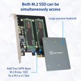 thumbnail image 4 of Convertidor SSD IO CREST Dual M.2 B-Key SATA PCI-e 3.0 x1, 4 of 6
