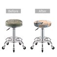 thumbnail image 5 of Bingfone14 Inch Padded Round Bar Stool Cover Cushion With Elastic Fabric Round Chair Seat - Cute Ink Drawn Elephants, 5 of 7