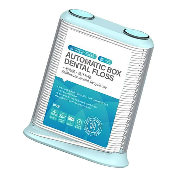 Caja de almacenamiento automática de , ordenada, portátil, profesion, automática, caja de , soporte automático para púas de Colcomx Soporte de almacenamiento de hilo dental