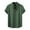 Green, variant on Pisexur Mens Dress Shirts Casual Regular Fit Polo Shirts Short Sleeve Men Button Down Shirt