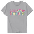thumbnail image 4 of XAOFW Children'S Back To School T Shirts Casual Letter Printed Round Neck Short Sleeved Tees Boys Girls First Day Of School Shirt Trendy Tops 10-11 Years, 4 of 4