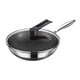thumbnail image 2 of Sartén Wok Antiadherente,Sartén para Saltear Mango Largo,Olla de Cocina de Acero Inoxidable,Olla para Freír Alimentos Vegetales Cocina Casera Todas 34 cm de diámetro, 2 of 9