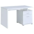 thumbnail image 3 of Irving 47-inch 2-drawer Office Computer Desk White, 3 of 12