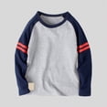 thumbnail image 2 of HCNTES Shirts Boys Boys' T-Shirt - Long Sleeve Logo T-Shirt for Boys - Athletic Crewneck Long Sleeve Tee(Grey,4-6 Years), 2 of 8