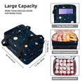 thumbnail image 3 of Constellation Double Layered Insulated and Refrigerated Large Capacity Lunch Bag with Two Compartments - 7.1x11.4x16.1 Inches - Hand Carry Lunch Bags, 3 of 6