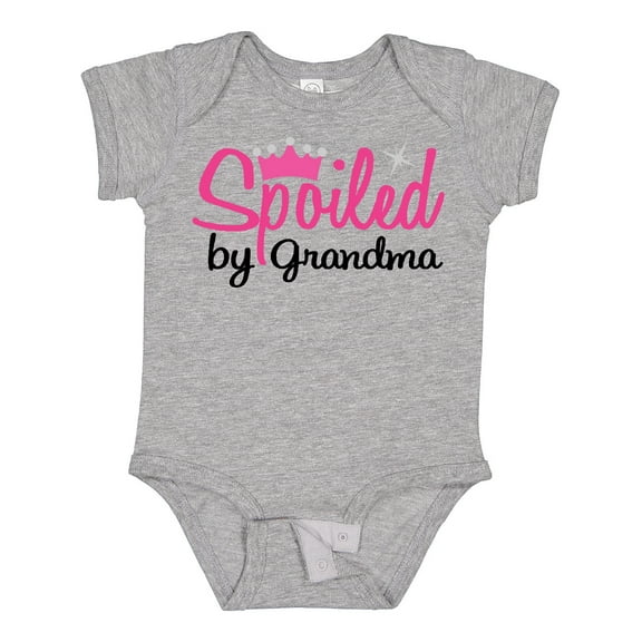 Inktastic Spoiled By Grandma Girls Baby Bodysuit