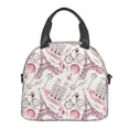 thumbnail image 2 of Goofa Romantic Travel In Paris Pattern Lunch Bag ,Insulated Lunch Box, Small Leakproof Cooler Food Lunch Containers Reusable High Capacity Lunch Tote Bags, 2 of 8