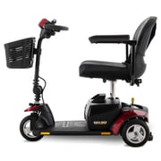 Pride Go-Go Elite Traveller 3-Wheel Scooter, 18 AH Battery, 300 lbs. weight capacity,