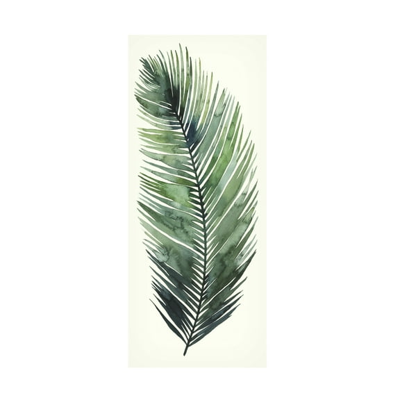 Canvas Wall Art - Grace Popp 'Dancing Palm I' Wall Art for Living Room, Bedroom, or Office Décor by Trademark Fine Art - 8 x 19 Inches