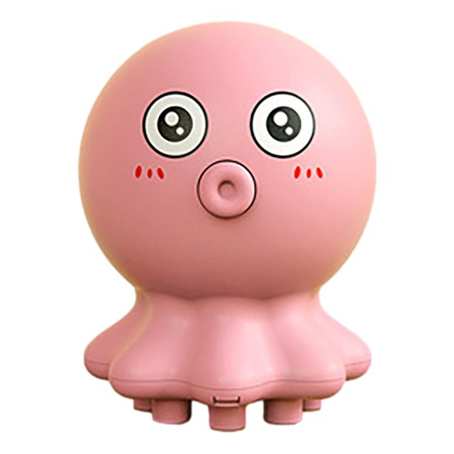 Children's Outdoor Cartoon Meng Fun Eight Claw Bubble Machine Chapter Fish Bubble Machine Toys Gatlin With Eighth Gloves Bubble With Bubble Liquid(50ml)