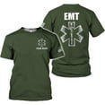 thumbnail image 3 of Personalized EMT Shirt, EMS Shirt, Customized EMS Shirts,EMT Paramedic Uniform Emergency Medical Technician Shirts (Grey, L), 3 of 8