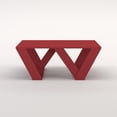 thumbnail image 4 of Ada Home Decor Furniture Burgundy Cole Modern Coffee Table, 4 of 7
