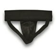 thumbnail image 5 of Fadi Sports Woven Groin Guard With Removable Cup - Black M, 5 of 6