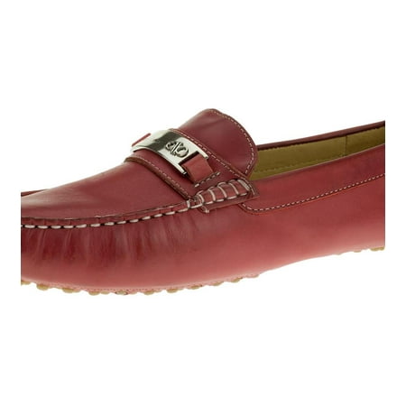 

Mens Moccasin Rio Red Leather Comfort Driving Shoes DTI