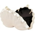 thumbnail image 6 of CAILDANL Women Acrylic Shell Shaped Clutch Luxury Marble Acrylic Evening Handbag Unique Chain Shoulder Bag Wedding Party Purses, 6 of 6