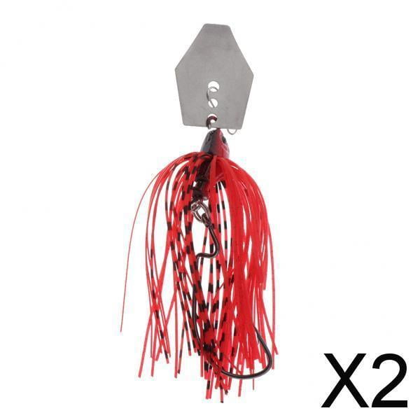 2x Señuelos de Pesca Pulpo Calamar Cebo Silicona Shamjiam 2 Piezas