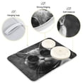 thumbnail image 4 of Cat with Glasses Dish Drying Mat 16x18 Absorbent Microfiber Draining Rack Pad for Kitchen Counter Sink, 4 of 8
