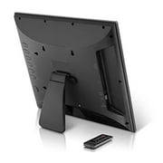 Aluratek 15 Inch Digital Photo Frame 15 4GB Built-in Memory LCD Digital Photo Frame with USB Cable & Power Adapter, Black