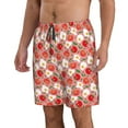 thumbnail image 2 of Goofa Tomatoes Printed Mens Swim Trunks Summer Quick Dry Short Beach Swimwear Bathing Suits-Large, 2 of 9