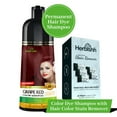 thumbnail image 2 of (5 pack) Herbishh Hair Color Shampoo For Gray Hair – Grape Red Hair Dye Shampoo 3 In 1 | Ammonia-Free 500ml + Color Stain Remover | Hair Color Shampoo For Men & Women, 2 of 3