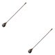 thumbnail image 4 of Kearding Cuchara de barra de acero inoxidable con mango largo Patrón agitador Cucharas de mezcla Café Twisted Barware Bebidas Gadgets Type4 NO4, 4 of 6