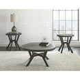 thumbnail image 5 of Steve Silver Alamo Indoor Industrial Wood and Nailhead 18" Height Round Coffee Table, Gray, 5 of 5