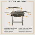 thumbnail image 5 of Oklahoma Joe Charcoal Grill, Firecraft Series Barrel Grill with Side Shelves, Black, 5 of 11