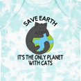 thumbnail image 4 of Inktastic Save Earth It's the Only Planet with Cats with Black Cat Boys or Girls Baby Bodysuit, 4 of 5