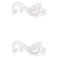 thumbnail image 4 of maskred Metal Template Molds Precise Dies For DIY Craft Projects Silver silver 2Set, 4 of 6