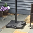 thumbnail image 2 of Outsunny Patio Outdoor Garden Square Cement Parasol Base - Black, 2 of 10